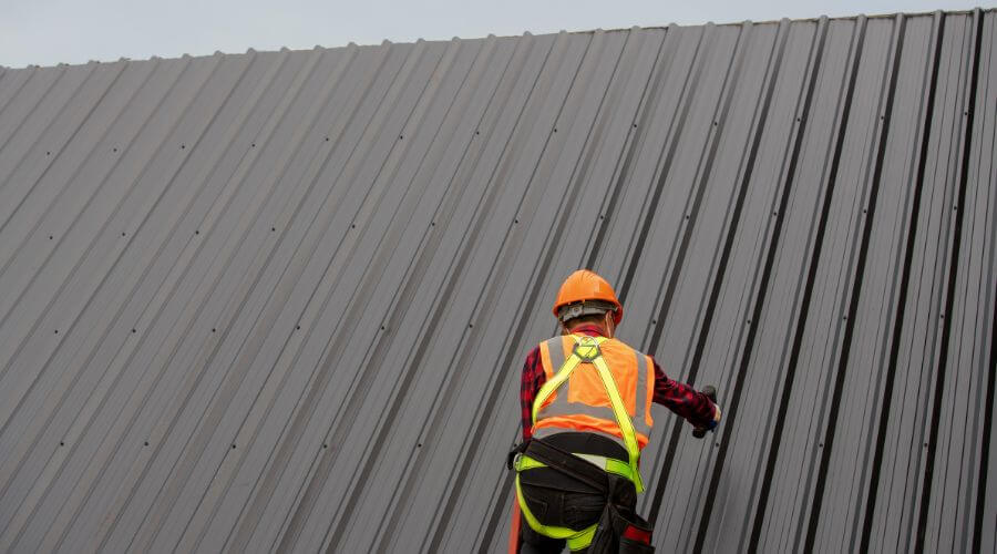 Professional metal roof installation services in Spruce, MI